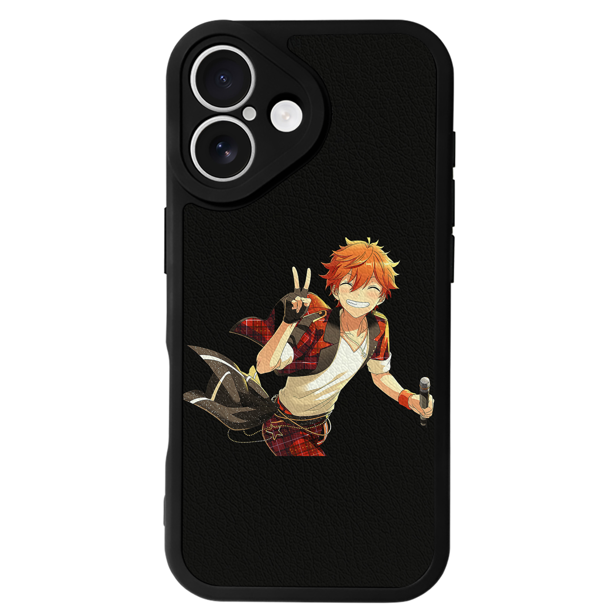 （画像用） あんさんぶるスターズ! Ensemble Stars 【iPhone 16シリーズ対応】シリコンスマホケース（レザー調） 材質：シリコン
